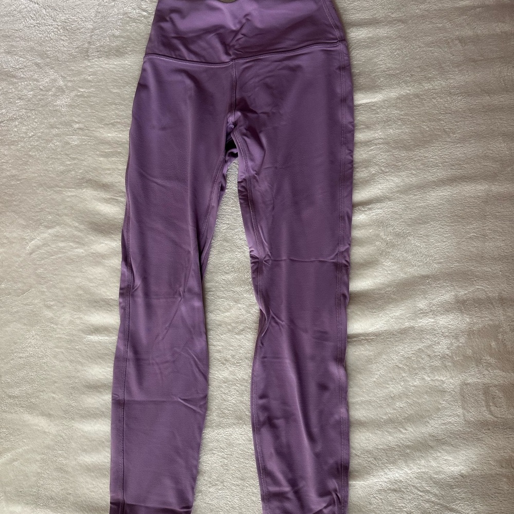 Lululemon Athletica Purple Leggings High Waist Performance